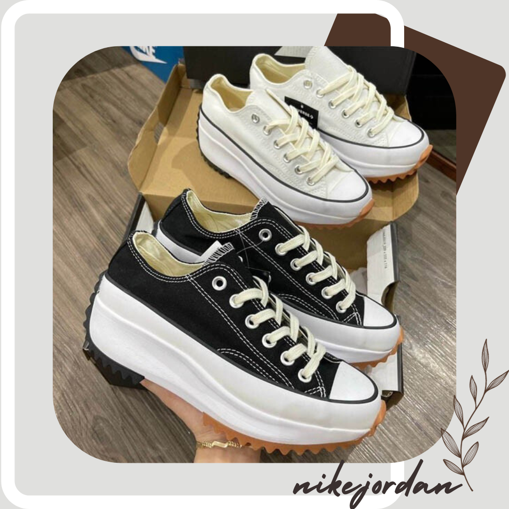 Giày Converse_Nam Nữ, Giày Converse_Run Star Đế Cao Cổ Thấp Nam Nữ