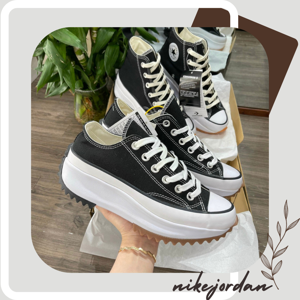 Giày Converse_Nam Nữ, Giày Converse_Run Star Đế Cao Cổ Thấp Nam Nữ