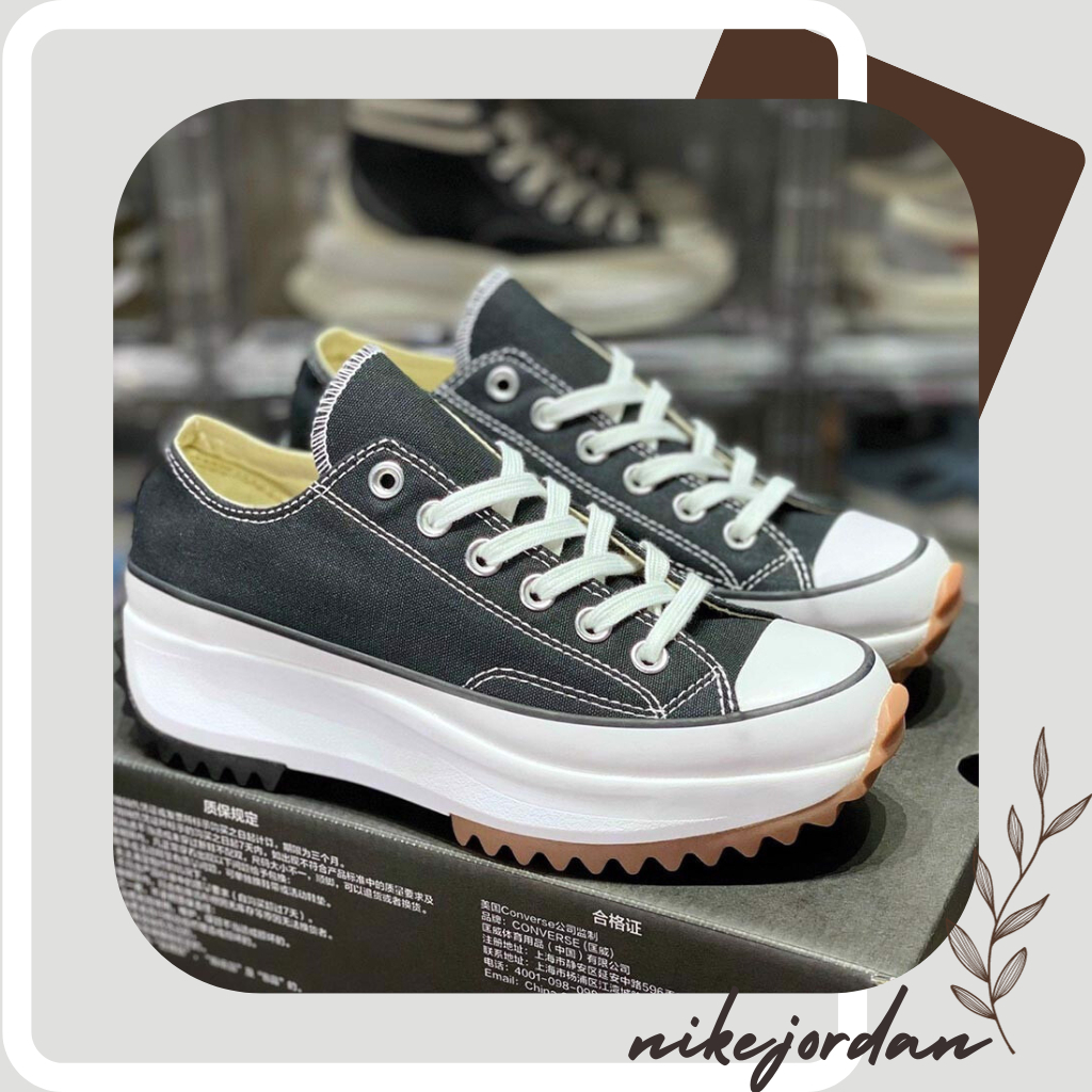 Giày Converse_Nam Nữ, Giày Converse_Run Star Đế Cao Cổ Thấp Nam Nữ