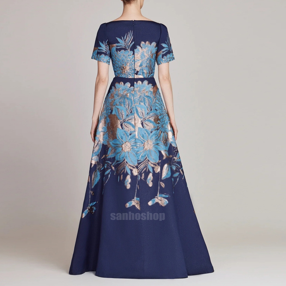 ĐẦM T4LB0T METALLIC PRINT FIT & FLARE