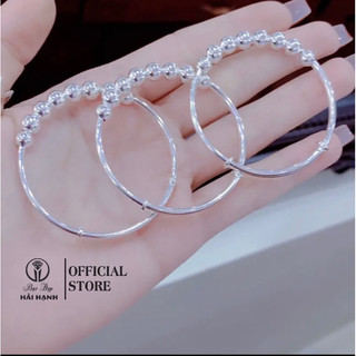 Vòng bi trơn cho bé gái bạc ta HHJ