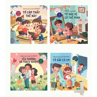 Sách - Combo Giáo dục giới tính Mẫu Giáo Tiểu Học (4 cuốn)