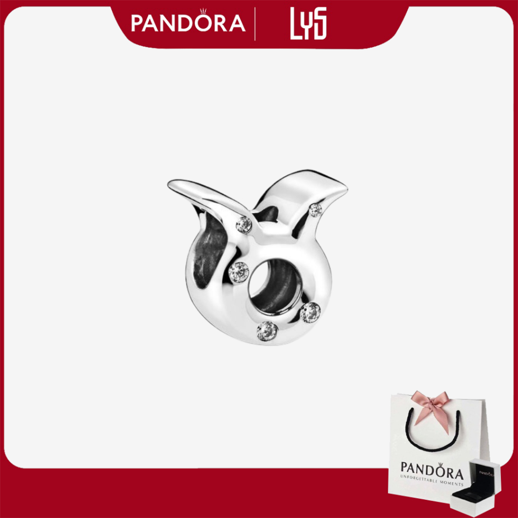 Charm Pandora Sparkling Taurus Zodiac Cung Kim Ngưu 1484 - Bạc S925