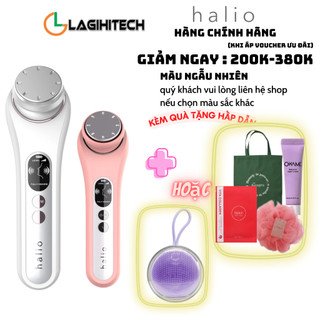 *LAGIHITECH* Máy Đẩy Tinh Chất Dưỡng Trắng Nóng Lạnh Halio Ion Hot & Cool Beauty Device Bảo hành 1 năm - Hàng Chính Hãng