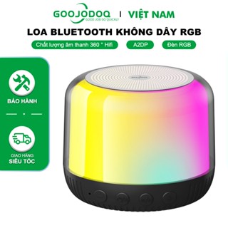 Loa Bluetooth Mini GOOJODOQ RGB Di Động Không Dây Âm Thanh 3 Trong 1 Với USB Micro Cho Điện Thoại Đảm bảo tính xác thực