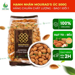 [CHẤT LƯỢNG] Hạnh Nhân Tách Vỏ Úc Mourad's 500g - Nhân Hạt Hạnh Nhân Date Mới Chất Lượng Ăn Kiêng Làm sữa Giảm Cân