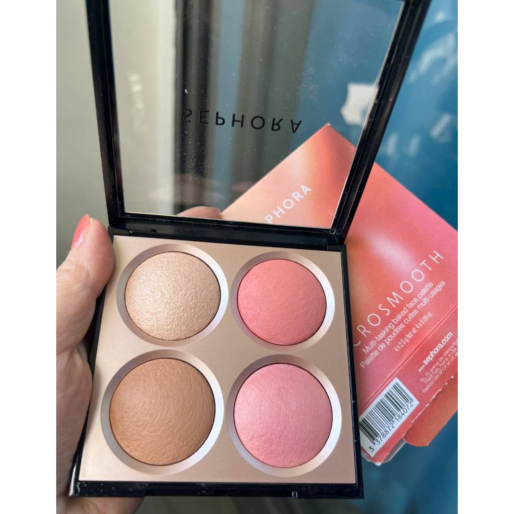 Bảng phấn 4 ô đa năng- phấn má, bắt sáng