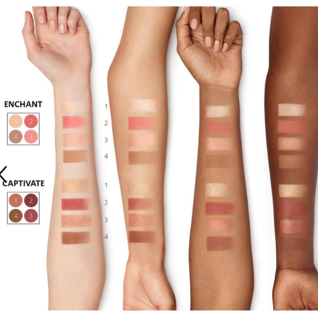 Bảng phấn 4 ô đa năng- phấn má, bắt sáng