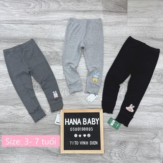 Quần legging dokma chất dày dq1967 cho bé từ 3- 7 tuổi