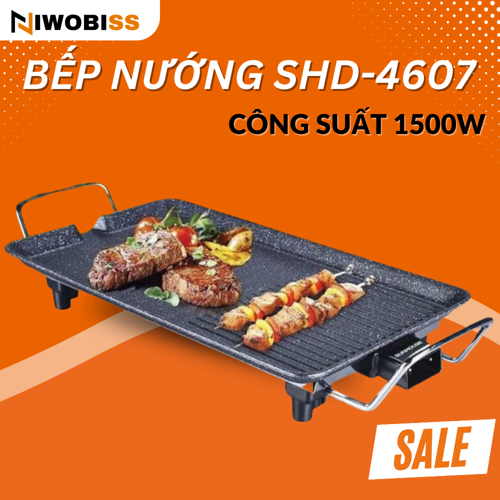 Bếp nướng điện không khói Sunhouse SHD 4607 chính hãng