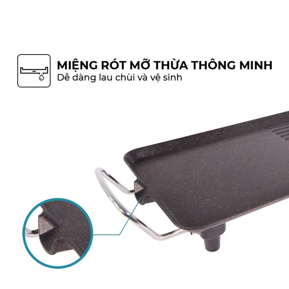 Bếp nướng điện không khói Sunhouse SHD 4607 chính hãng