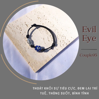 Vòng tay bông hoa mắt quỷ kèm con cá - Evil Eye