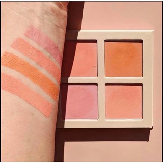 Bảng má hồng MoonSlice chuẩn màu tone cam hồng siêu xinh dành cho makeup
