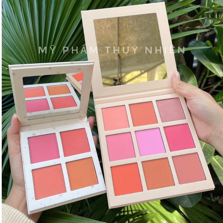 Bảng má hồng MoonSlice chuẩn màu tone cam hồng siêu xinh dành cho makeup