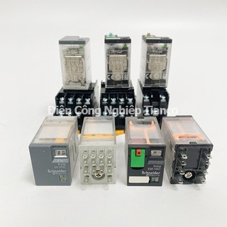 Rơ le trung gian schneider 8 chân rxm2lb2bd, rxm2lb2p7, rxm2lb2jd,14 chân rxm4lb2bd, rxm4lb2p7, rxm4lb2jd