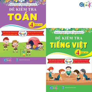 Sách - combo đề kiểm tra toán - tiếng việt lớp 4 - học kì 2 - cánh diều