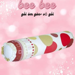 Ruột gối ôm ép hơi 30x100 tặng kèm vỏ gối màu ngẫu -Ruột Gối Hơi Ruột Gối Bông Gòn Cao Cấp Gối Nằm Siêu Êm Ái