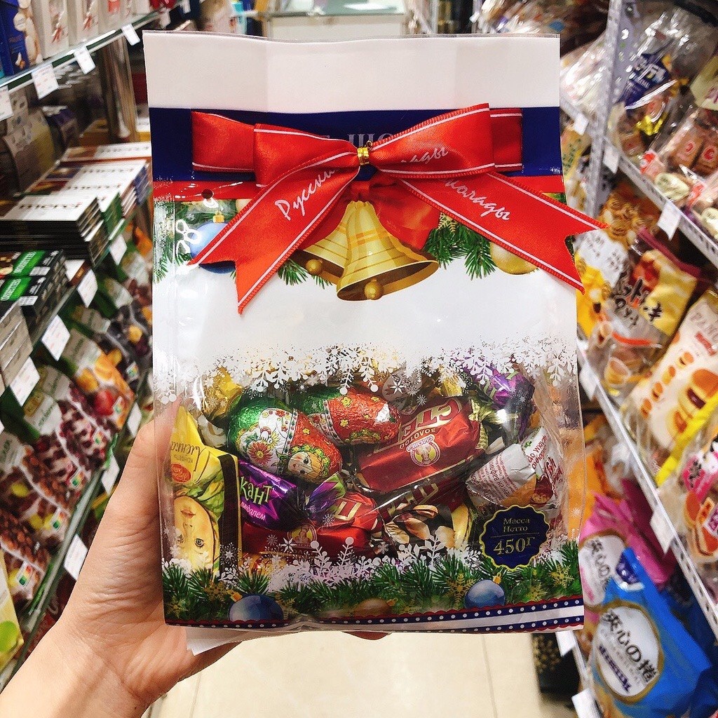 KẸO SOCOLA NGA MIX 8 VỊ TỔNG HỢP GÓI 450gr