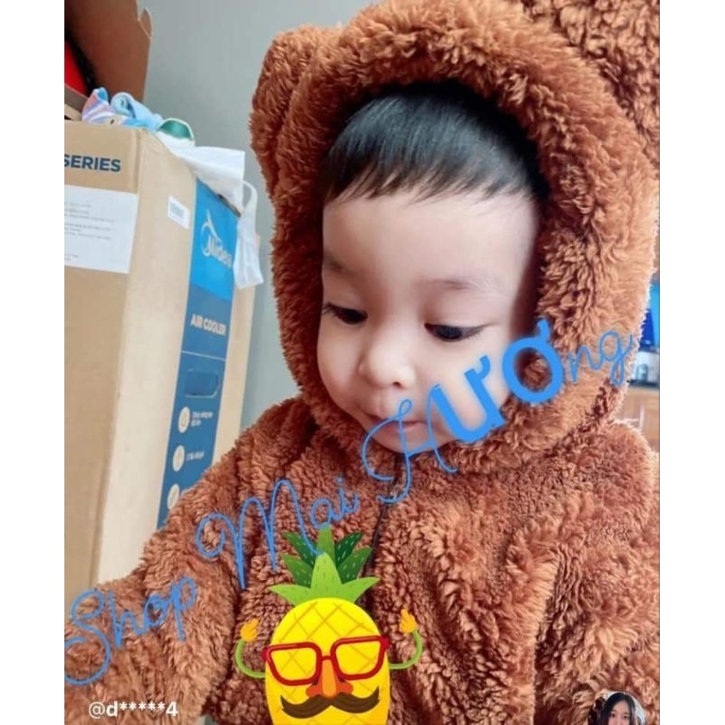 Áo khoác lông cho bé