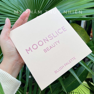 Bảng má hồng MoonSlice chuẩn màu tone cam hồng siêu xinh dành cho makeup