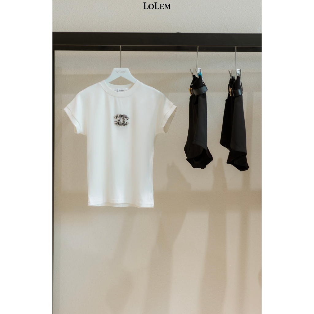 Áo thun nữ cổ tròn thiết kế tay dơi LOLEM AP0161 freesize chất cotton co giãn