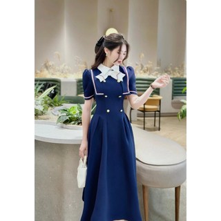 Đầm nữ thời trang cao cấp chất vải tuyết mưa sang chảnh lịch thiệp H029
