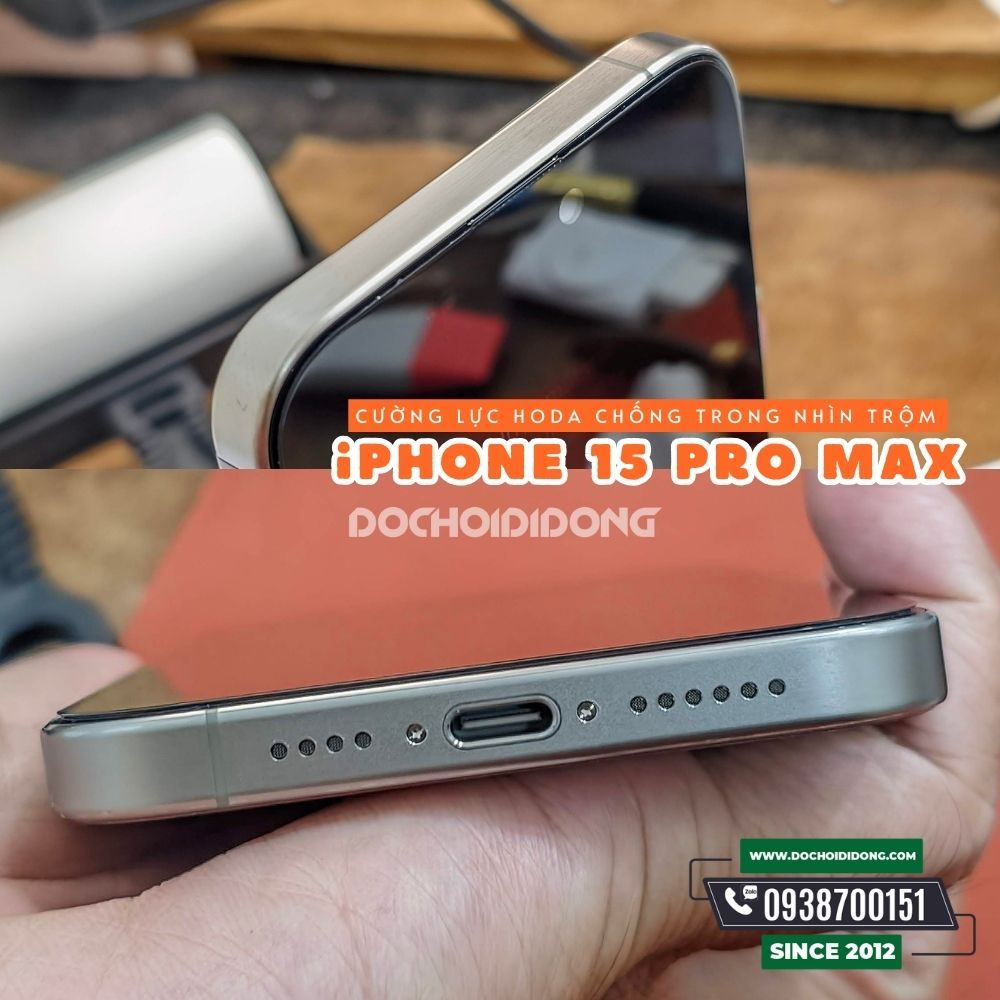 Miếng dán cường lực chống nhìn trộm Hoda cho iPhone 13 - 13 Pro - 13 Pro Max - 14 - 14 Plus - 14 Pro - 14 Pro Max