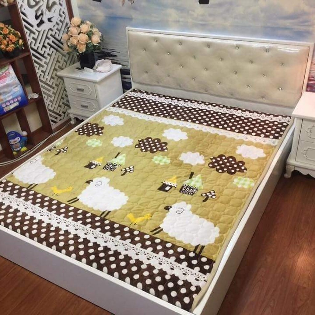 Thảm nhung trải sàn -giường siêu ấm kt m6-2m