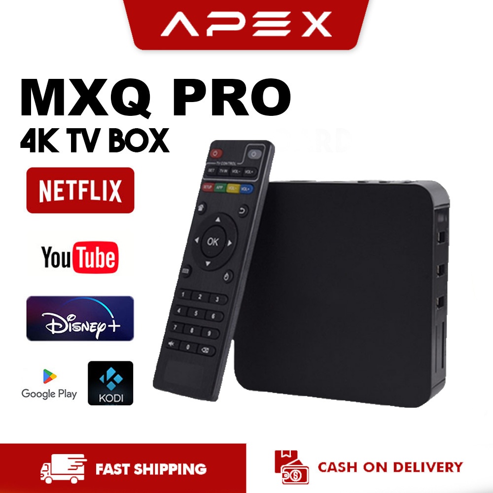 Android TV Box MXQ PRO Kiwi Box 16Gb Ram 256Gb Rom TV Box 2.4G Wifi Hộp TV thông Android 11.0 tivi box, xem YouTube