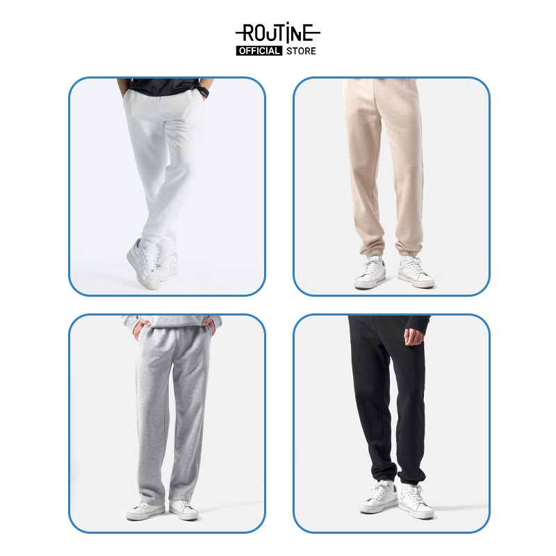 Quần Jogger Nam Có Gắn Nhãn Logo - Routine 10F22PJO001