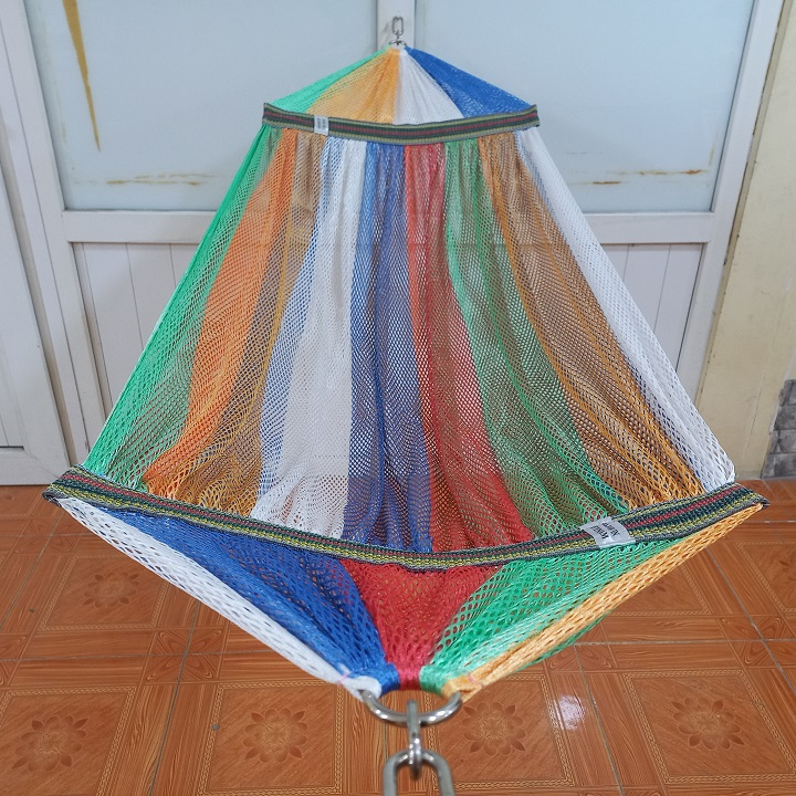 Võng lưới mini cầu vồng dùng cho khung mini em bé