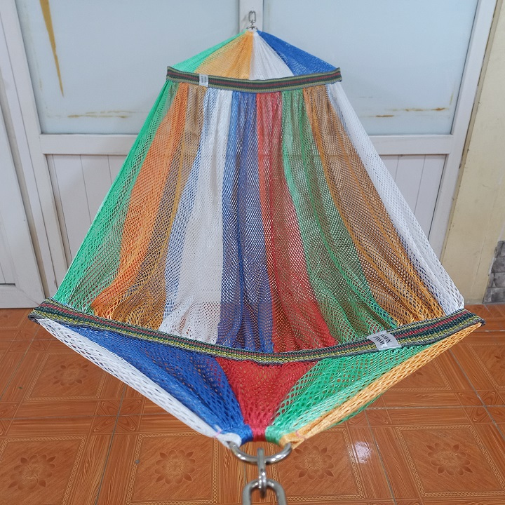 Võng lưới mini cầu vồng dùng cho khung mini em bé