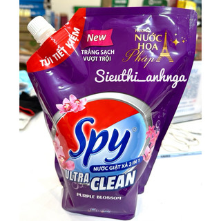 Nước Giặt Xả Spy 2in1 Hương Nước Hoa Blossom 1.5L ( Túi Tím )