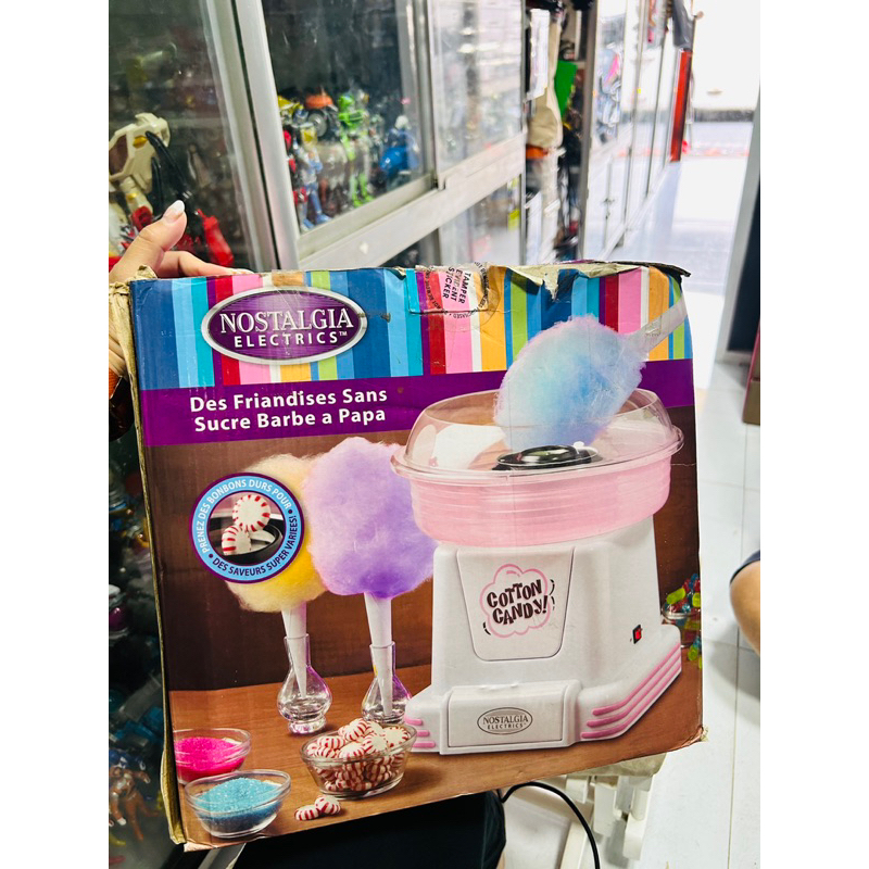 Máy làm kẹo bông gòn Nostalgia Retro Hard & Sugar-Free Candy Cotton Candy Maker
