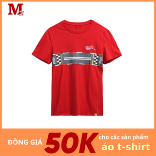 Áo thun cộc tay nam 21A Start - Finish 03 Đỏ TS0747 Thời trang M2