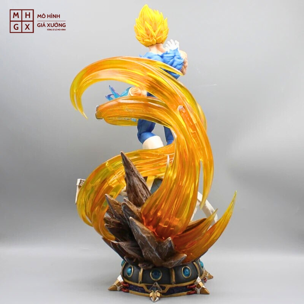 Mô hình DragonBall Vegeta Majin dáng đứng siêu ngầu - Cao 44cm - nặng 3kg + 1 bán thân - Dragon Ball - Có Hộp carton