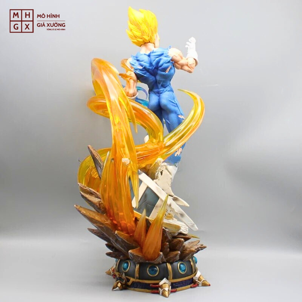 Mô hình DragonBall Vegeta Majin dáng đứng siêu ngầu - Cao 44cm - nặng 3kg + 1 bán thân - Dragon Ball - Có Hộp carton