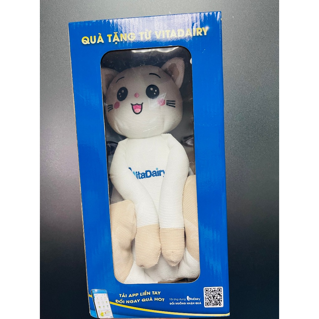 Thú nhồi bông chân dài - Happy Cat bé nữ/nam - VitaDairy