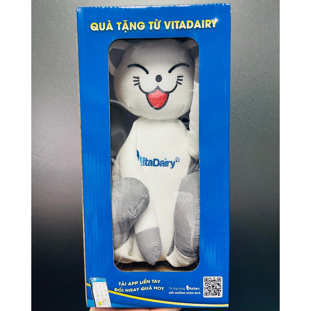 Thú nhồi bông chân dài - Happy Cat bé nữ/nam - VitaDairy
