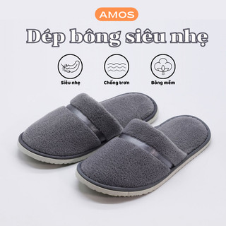 Dép bông đi trong nhà, phòng khách, khách sạn spa, Dép đi trong nhà chất liệu nhung san hô mềm mại freesize siêu nhẹ