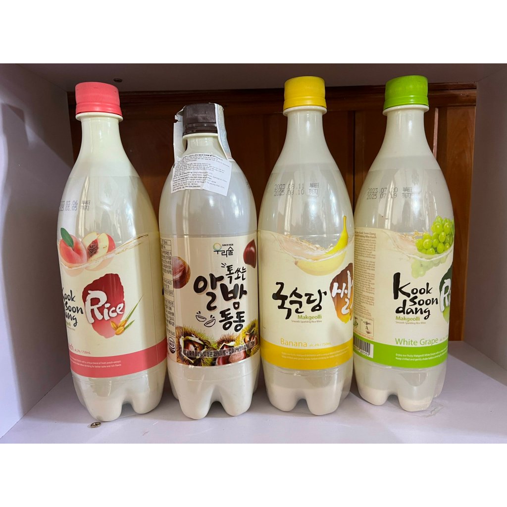 Nước gạo lên len Makgeolli vị chuối 750ml - 국순당)바나나 막걸리