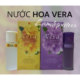 Nước hoa vera 40ml vàng .tím