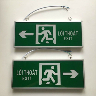 Đèn exit chỉ hướng trái/ phải- đèn lối thoát chỉ ngang/ Đèn Lilang