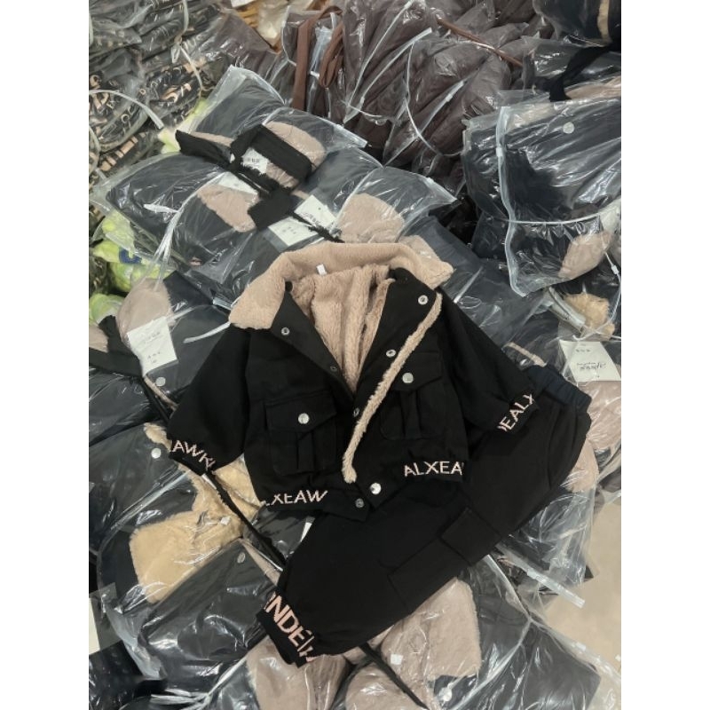 ️Bộ jean lót lông quần túi hộp cho bé - Có buôn sỉ-SP 5724