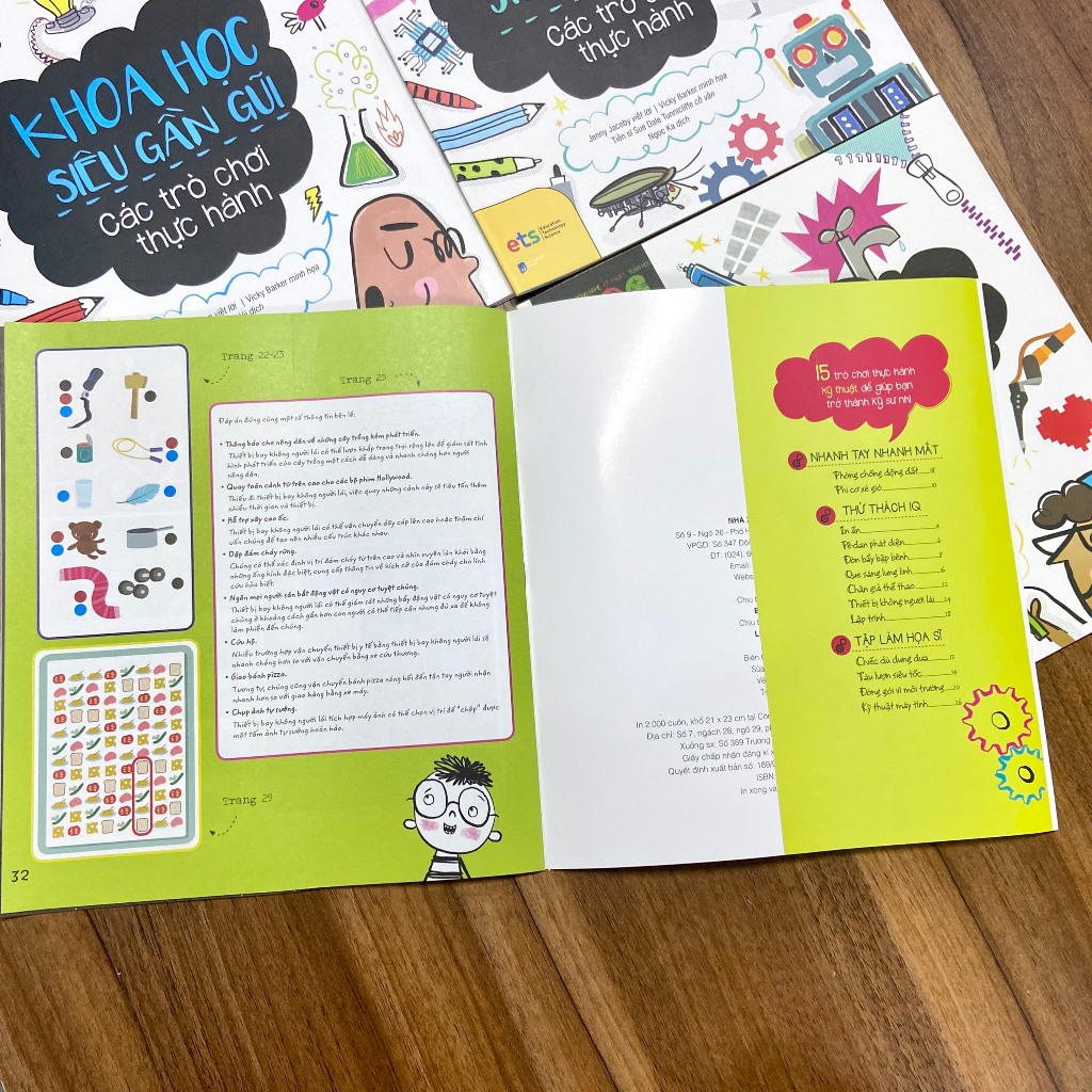Lẻ/Combo Sách Stem Quanh Em: Khoa Học Siêu Gần Gũi + Khoa Học Robot Siêu Sáng Tạo