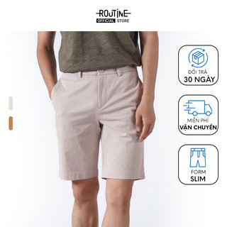 Quần Short Kaki Nam Trơn Form Slim - Routine 10S21PSH001