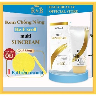 Kem chống nắng re: excell daily beauty multi sun cream spf 50+/pa +++ 50ml
