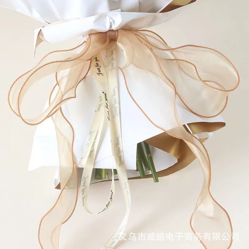 Ruy băng voan đuôi cá không lõi bản 4cm x 9m, trang trí bánh sinh nhật, làm nơ hoa, quà, hangthuan87