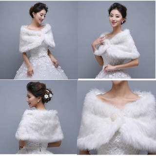 ÁO CHOÀNG CÔ DÂU - Khăn Choàng Lông Cô Dâu 120 Số 4