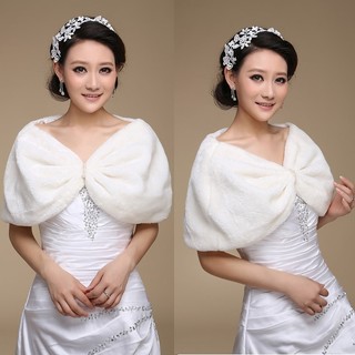 ÁO CHOÀNG CÔ DÂU - Khăn Choàng Lông Cô Dâu 120 Số 2
